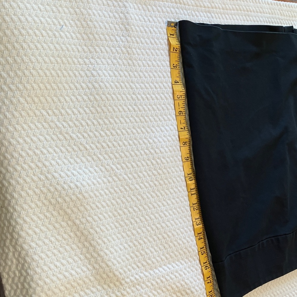 Banana Republic Black Pencil Mini Skirt with Slit - Picture 12 of 12